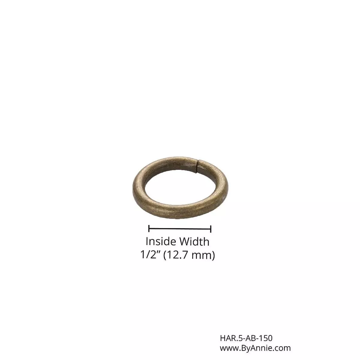 1/2" O-Ring - Antique Brass