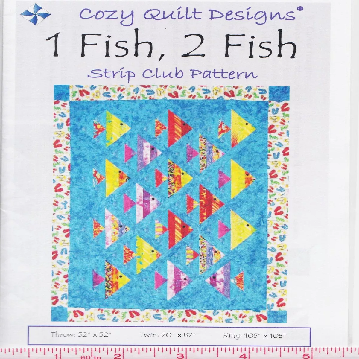 1 FISH 2 FISH - Cozy Quilt Design Pattern