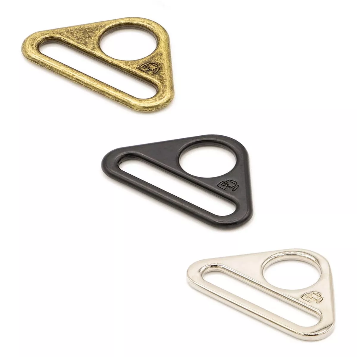 1" Triangle Ring - Set of Two