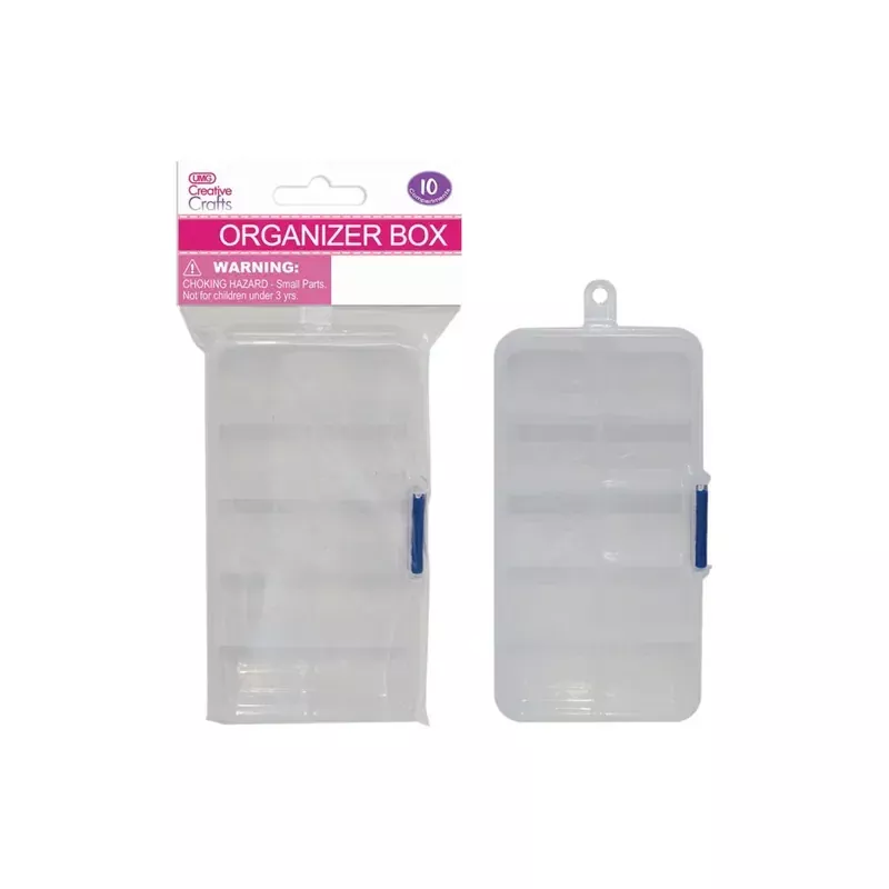 10-Compartment Organizer Box