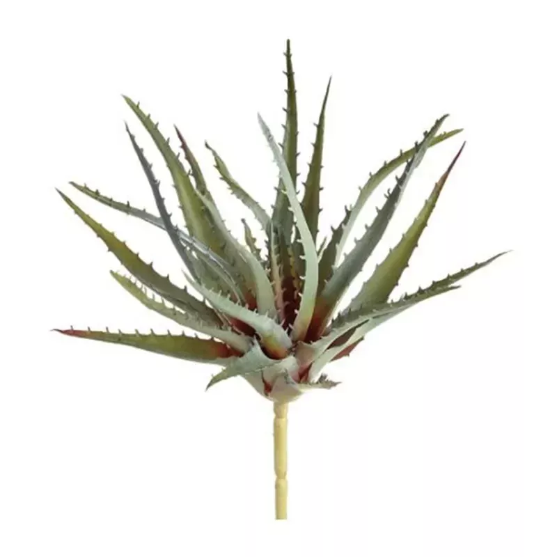 10 Real Touch Aloe Pick, Green/Grey
