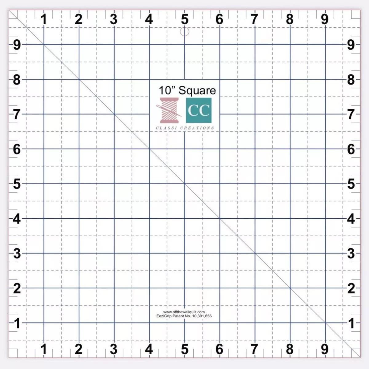 10" Square Acrylic Grip Template