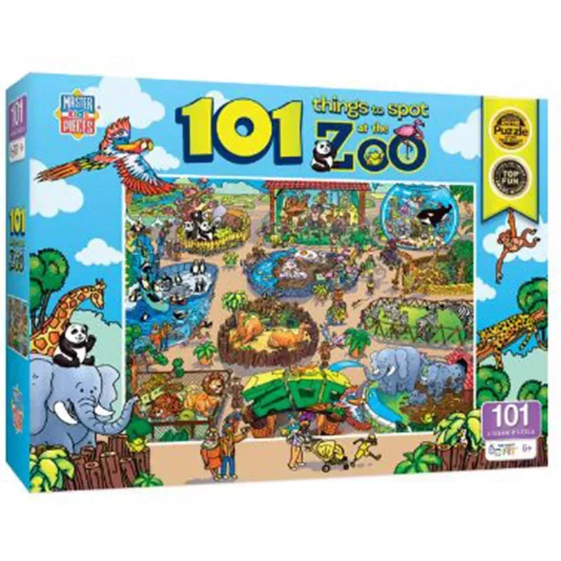 101 Things to Spot at the Zoo Puzzle - 101 Piece