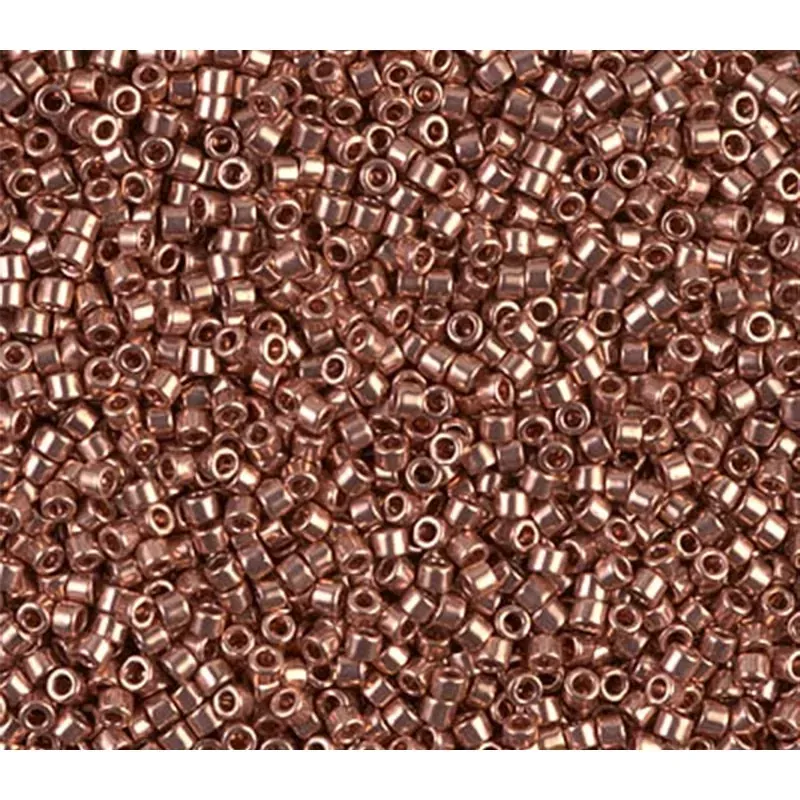 11/0 Miyuki Delica Seed Bead - Bright Copper Plated