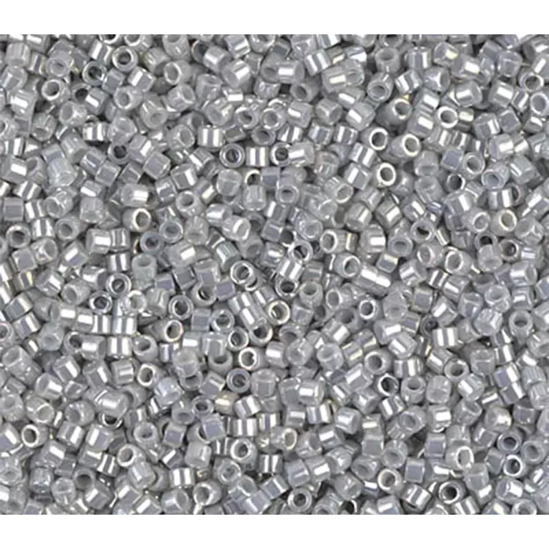 11/0 Miyuki Delica Seed Bead - Ceylon Grey