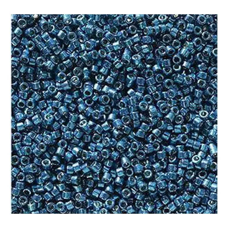 11/0 Miyuki Delica Seed Bead - Duracoat Deep Aqua Blue