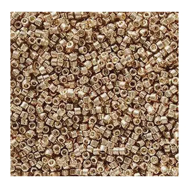 11/0 Miyuki Delica Seed Bead - Duracoat Galvanized Light Champagne