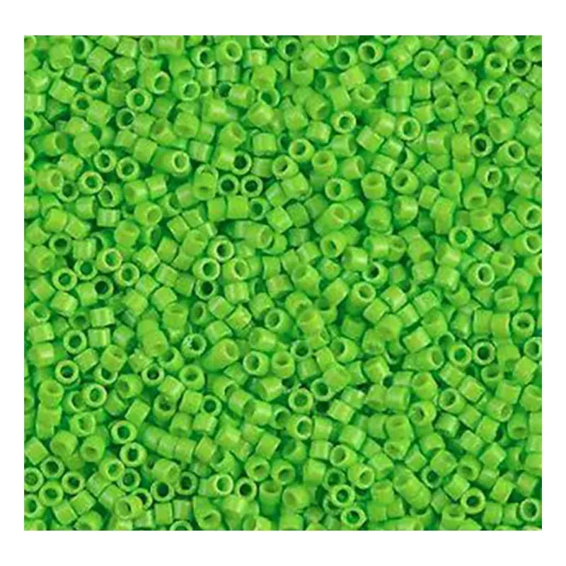 11/0 Miyuki Delica Seed Bead - Duracoat Opaque Kiwi