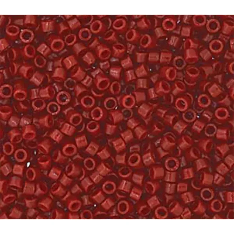 11/0 Miyuki Delica Seed Bead - Duracoat Opaque Maroon