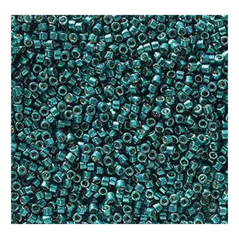 11/0 Miyuki Delica Seed Bead - Galvanized Poseidon Blue