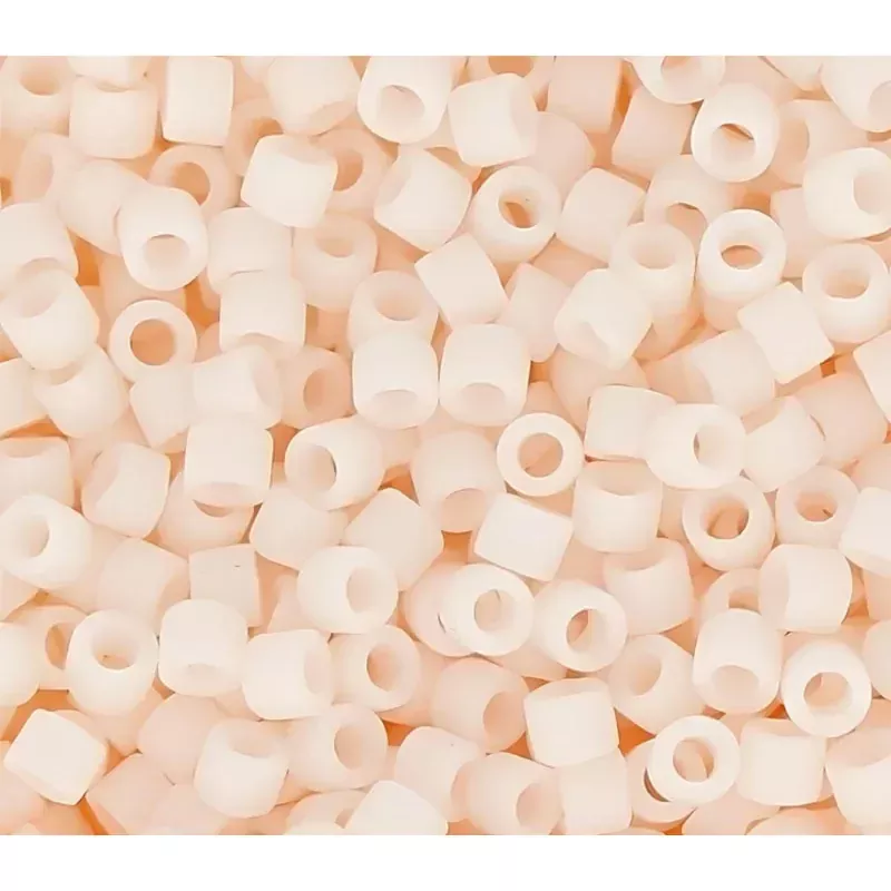 11/0 Miyuki Delica Seed Bead - Matte Opaque Bisque White