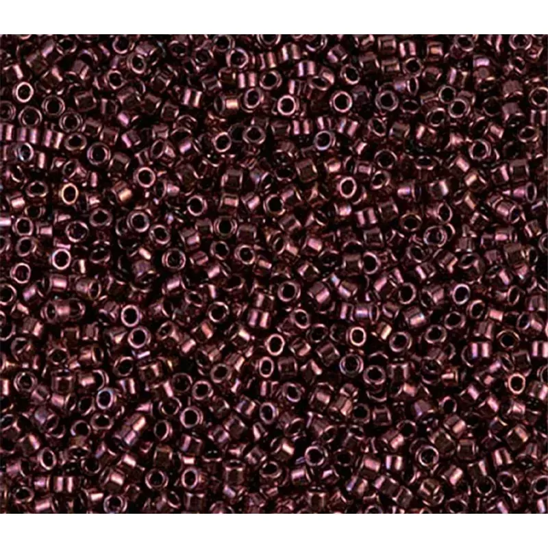 11/0 Miyuki Delica Seed Bead - Metallic Raspberry
