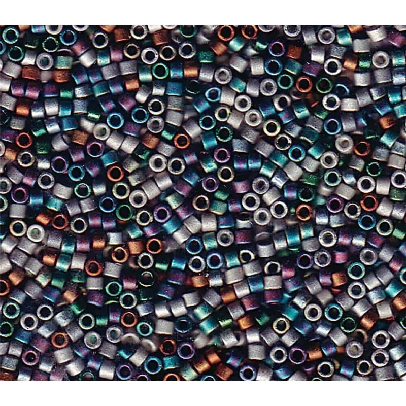 11/0 Miyuki Delica Seed Bead - Mix Matte Heavy Metals