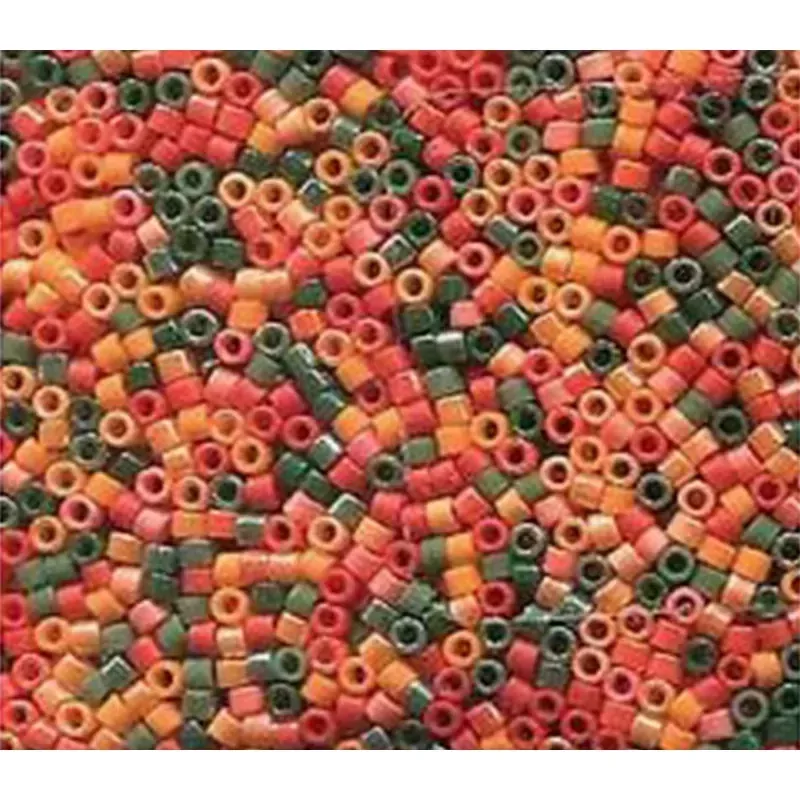 11/0 Miyuki Delica Seed Bead - Mixed Pumpkin Patch