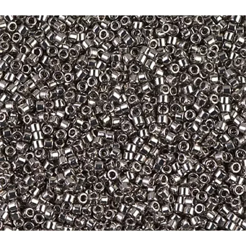 11/0 Miyuki Delica Seed Bead - Steel