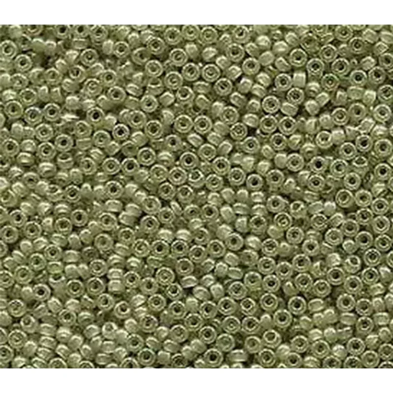 11/0 Miyuki Round Seed Bead - Translucent Celery