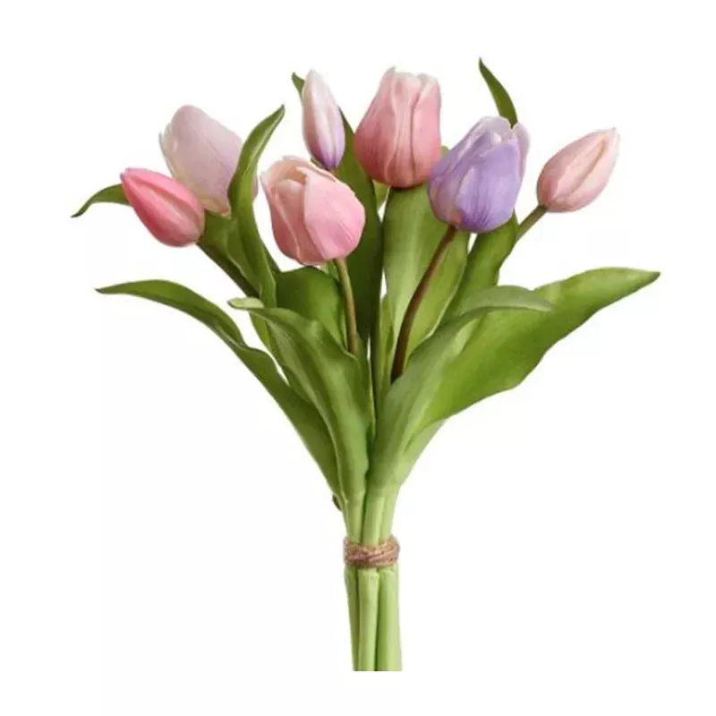 11.75 Tulip Bundle, Lavender/Rose