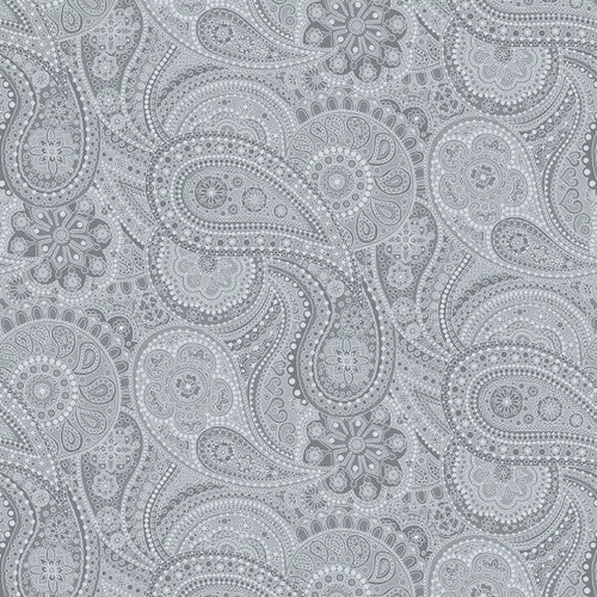1181-90 Gray || Paisley Paradise 108