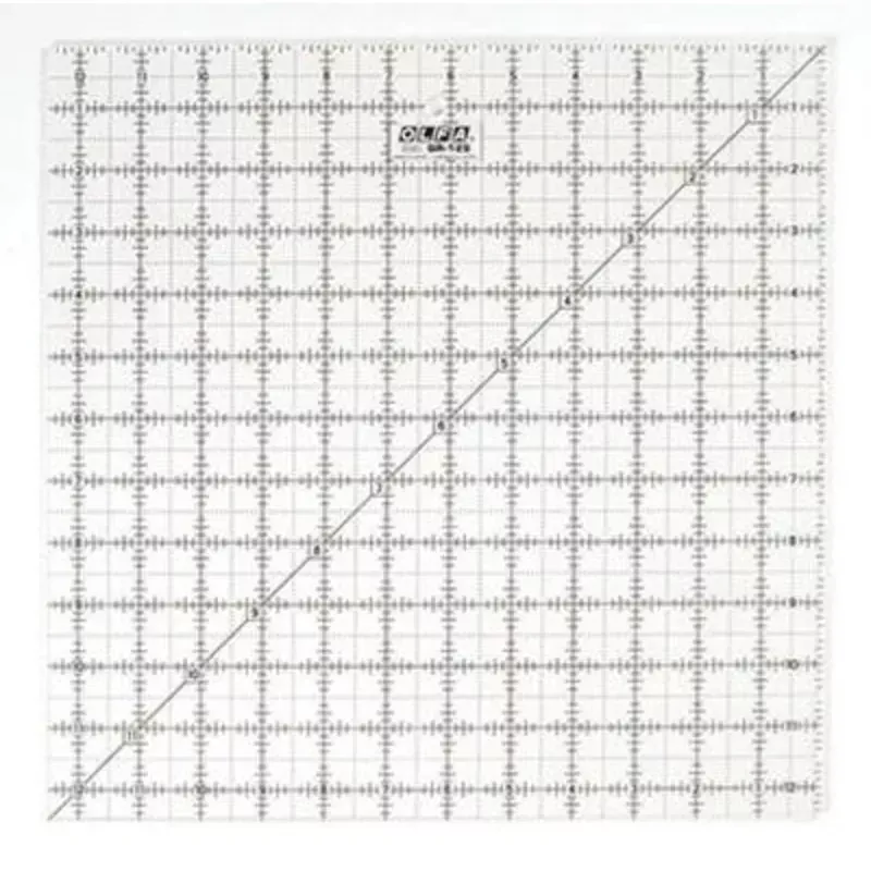 12.5" Square Frosted Ruler