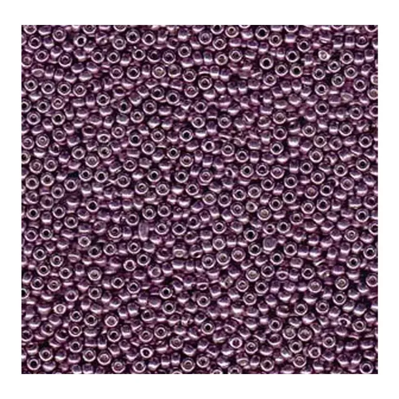 15/0 Miyuki Round Seed Bead - Duracoat Galvanized Eggplant