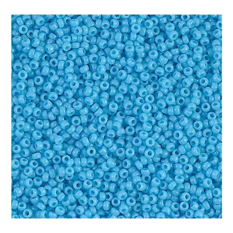 15/0 Miyuki Round Seed Bead - Opaque Turquoise Blue