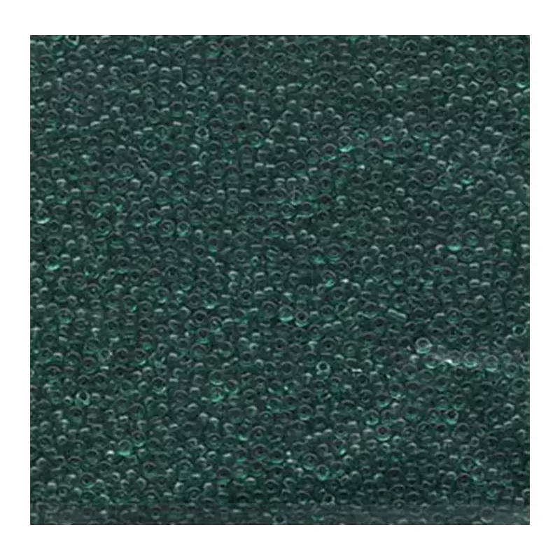 15/0 Miyuki Round Seed Bead - Transparent Emerald