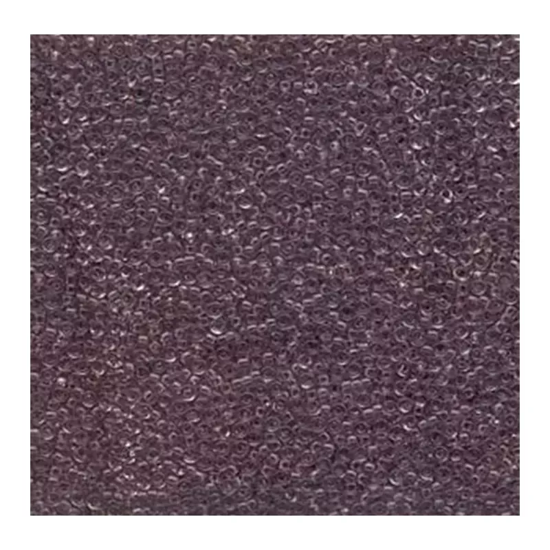 15/0 Miyuki Round Seed Bead - Transparent Smokey Amethyst