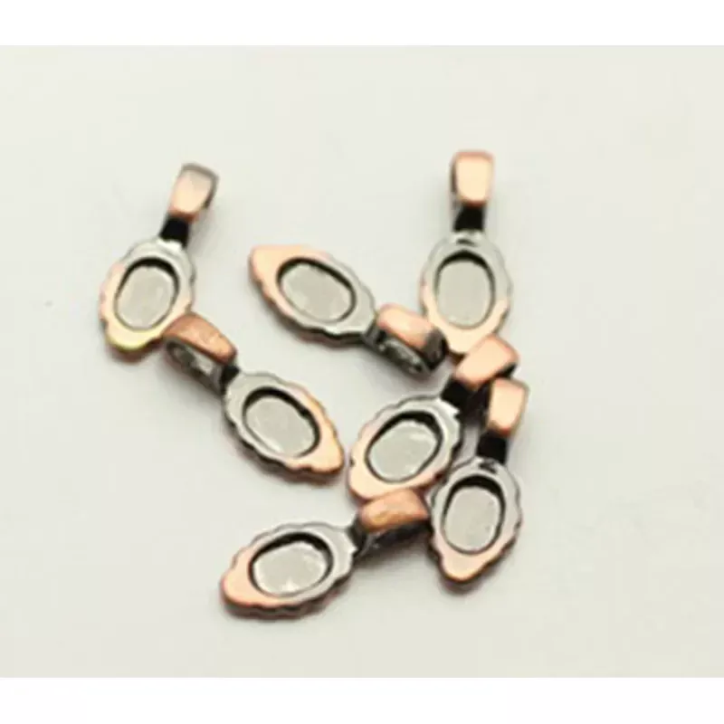 18x57mm Glue On Bail - Antique Bronze Plated