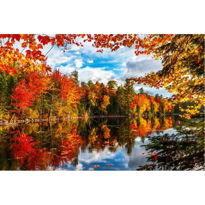 Autumn Lake - 500 Piece Puzzle