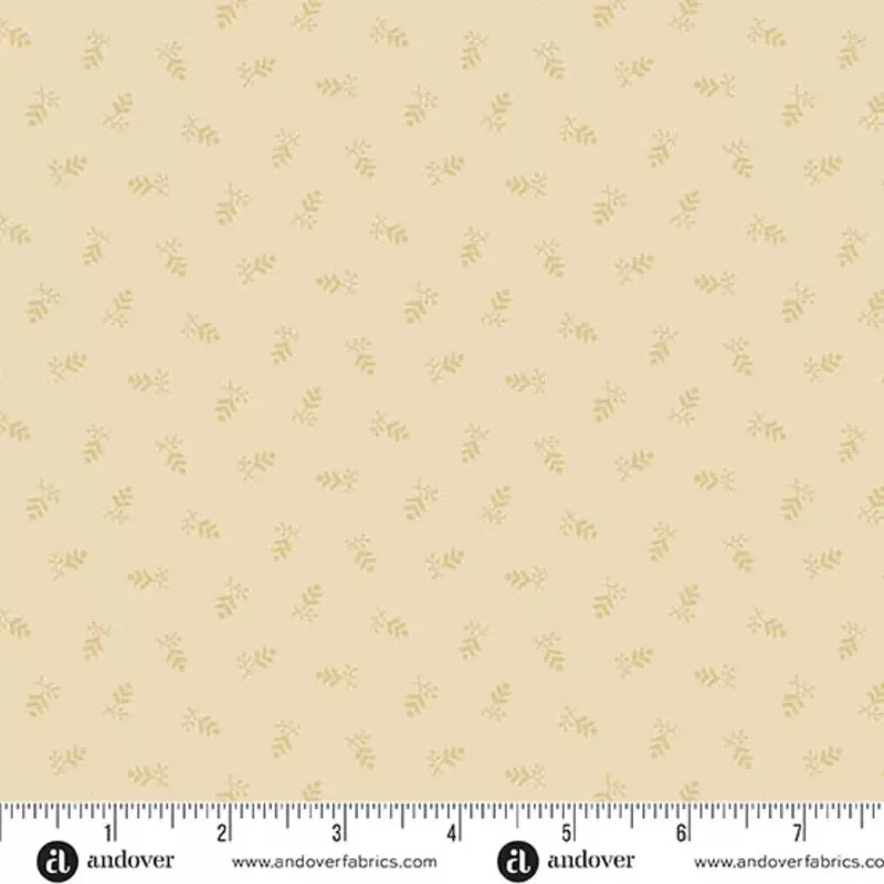 Autumn Woods Conifer A-1551-L Almond Fabric