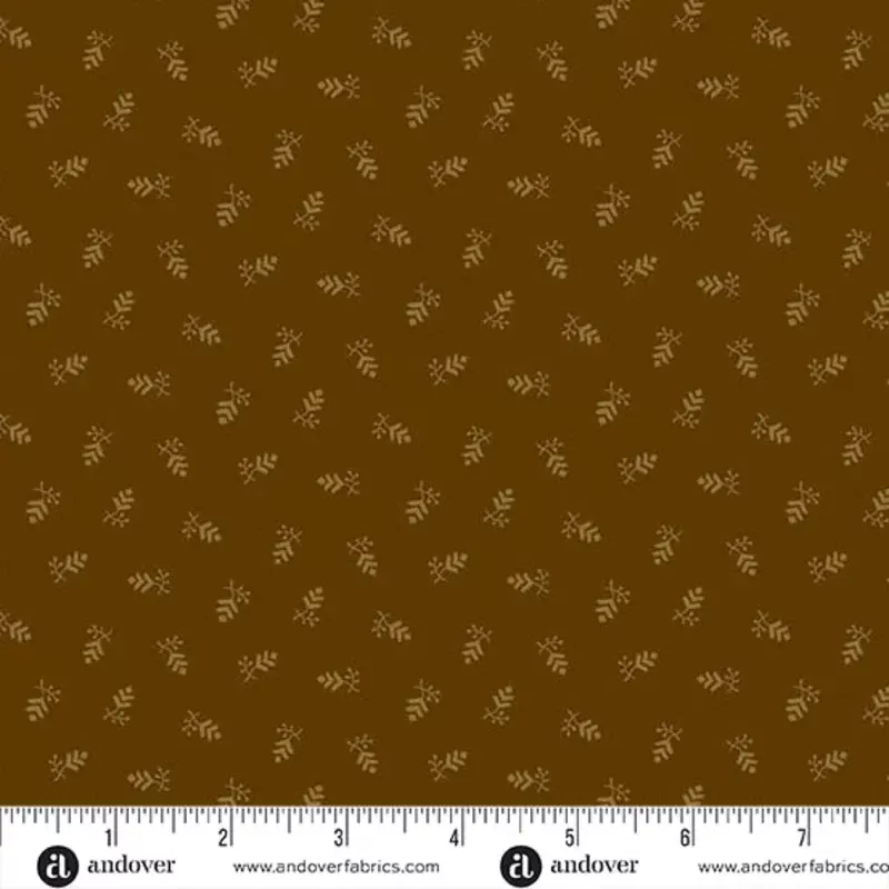 Autumn Woods Conifer A-1551-N Hickory Fabric