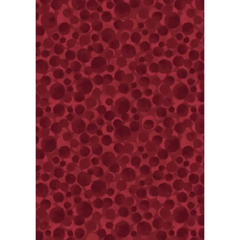 Bumbleberries Blender Dark Red Fabric