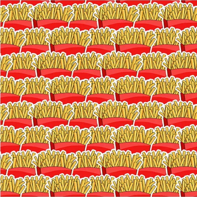 Burger Bar Just Fries Multi Fabric