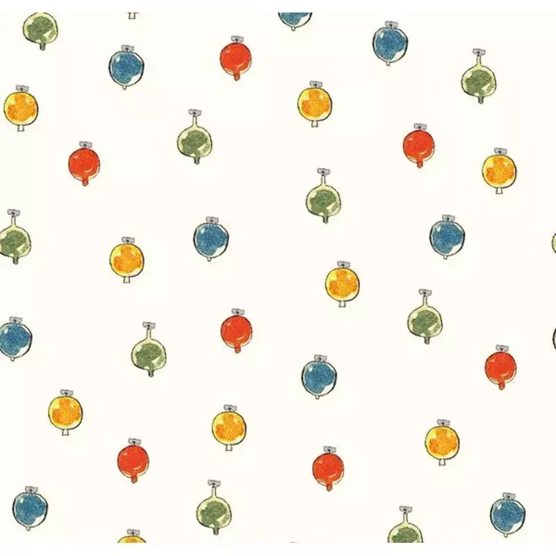 Classic Christmas Ornaments Multi Fabric