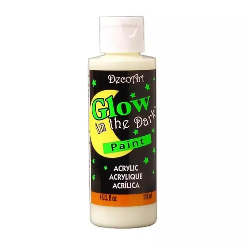 Decoart Glow in the Dark Paint - 4-ounce