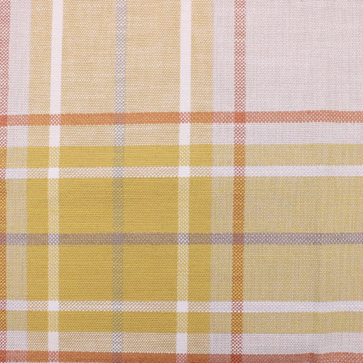 Designer Checked Plain Weave - Mustard