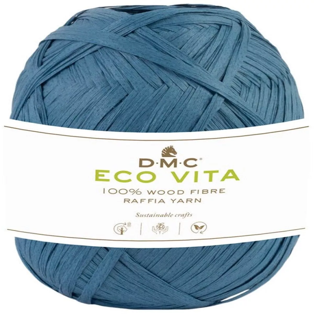 DMC - Eco Life Raffia color 007 - petrol (price for 1 ball)