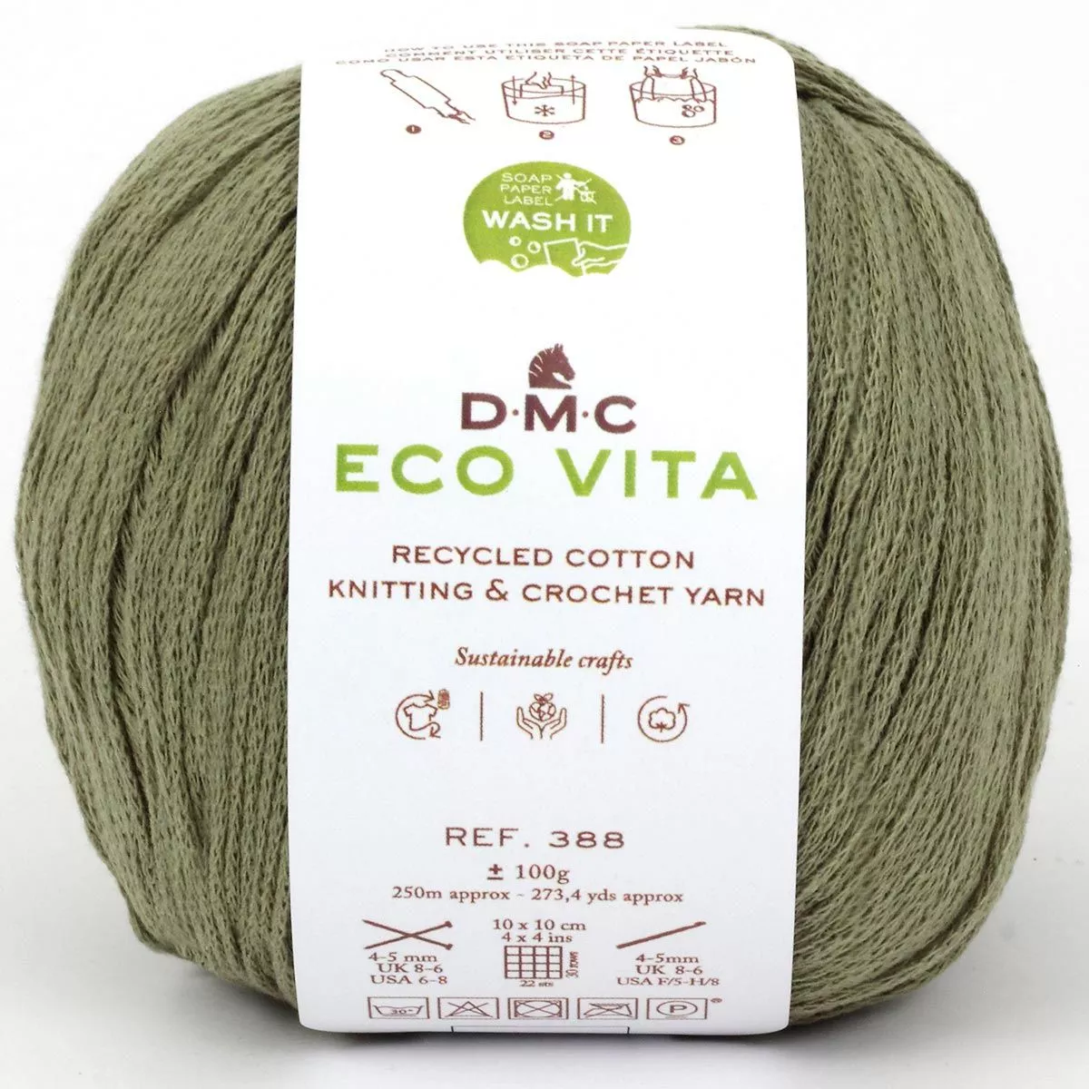DMC - Eco life - recycled cotton thread for crochet and knitting - 198 (price for 1 ball)