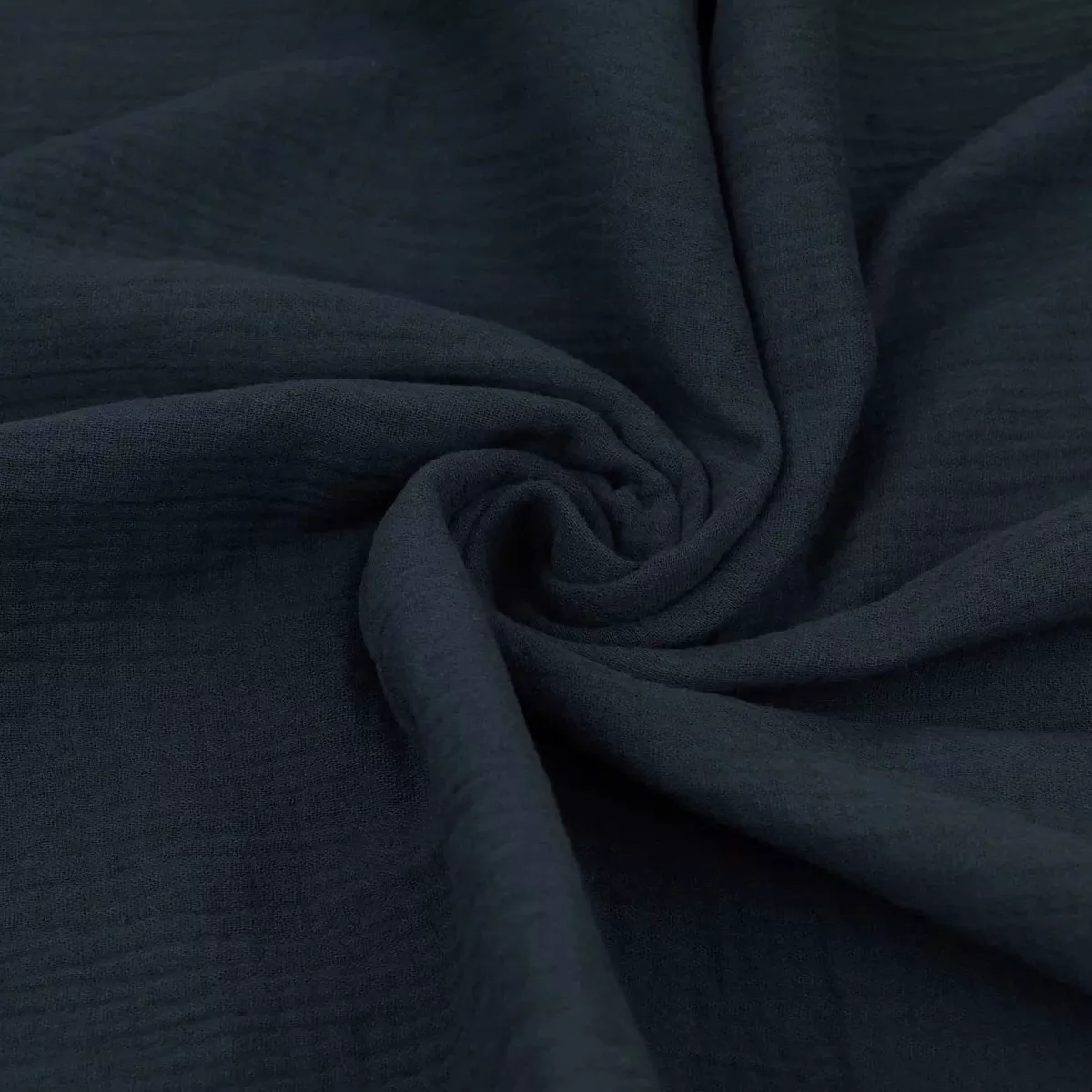 Double Gauze Plain Pure Cotton - Charcoal