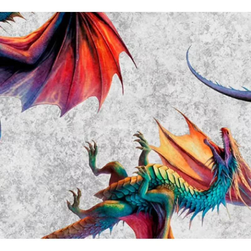 DRAGON'S SONG 2600 31151 K 15O GRAY Fabric