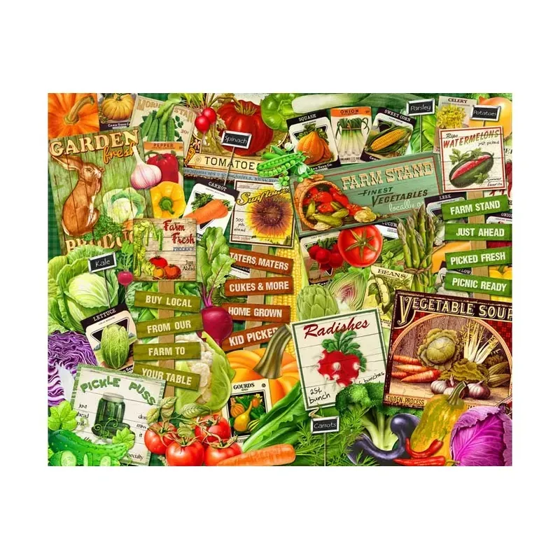 Eat Your Veggies - 1000 Piece Puzzle