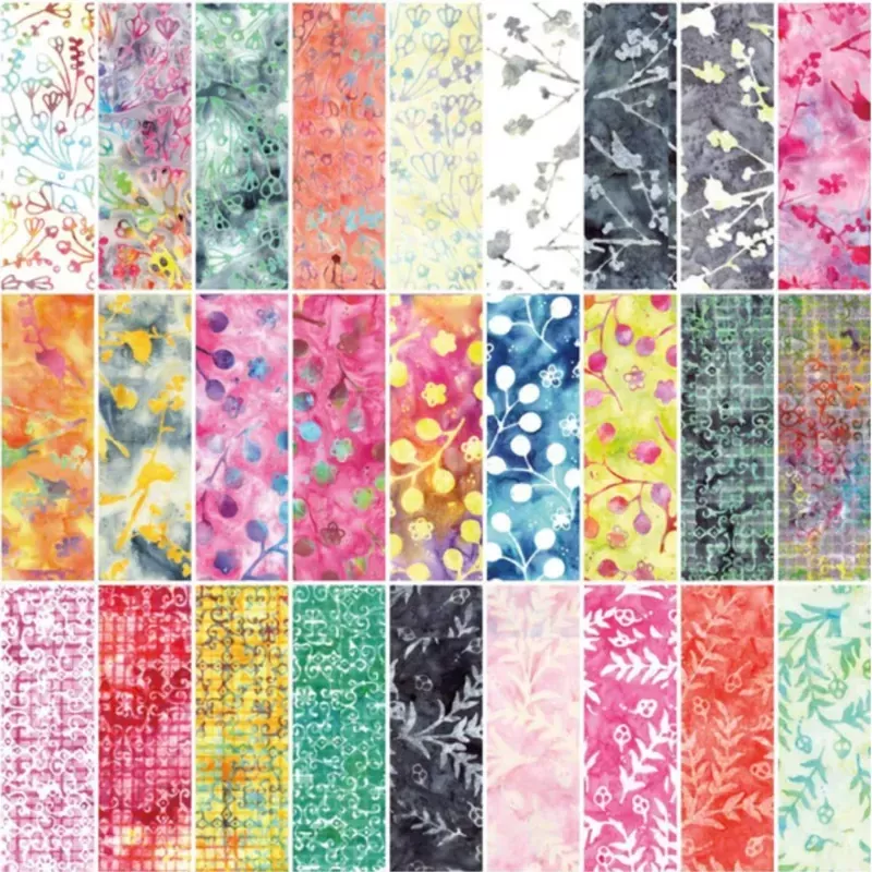 Expressions Batiks Sassy and Tweet 2 1/2" Rolie Polie