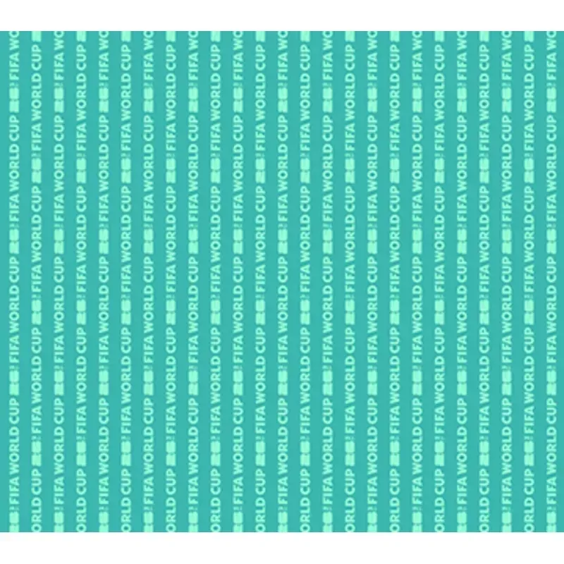 Fifa STRIPE BLENDER TURQUOISE Fabric