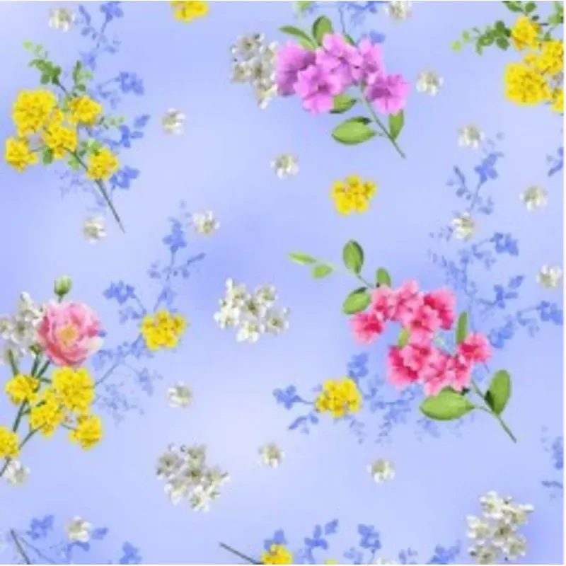 Flower Splendor BUDDING SPLENDOR DCX10530-BLUE-D yardage