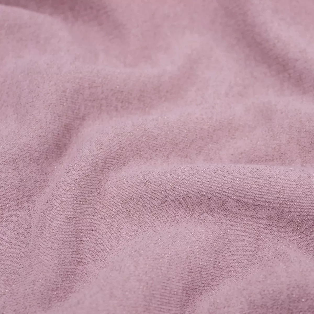 Glitter Sweatshirt Cotton Jersey - Pink