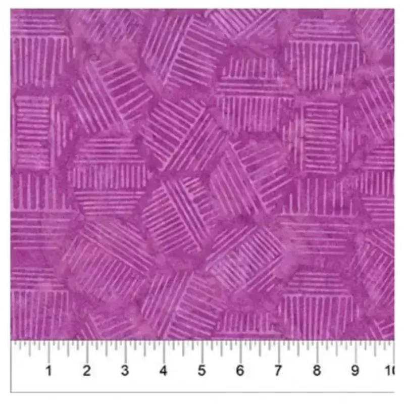 Hexies Batiks Currant Fabric