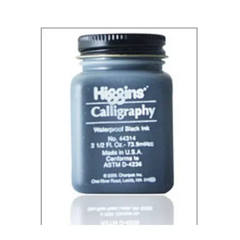 Higgins Calligraphy Ink Black Waterproof - 2.5-ounce