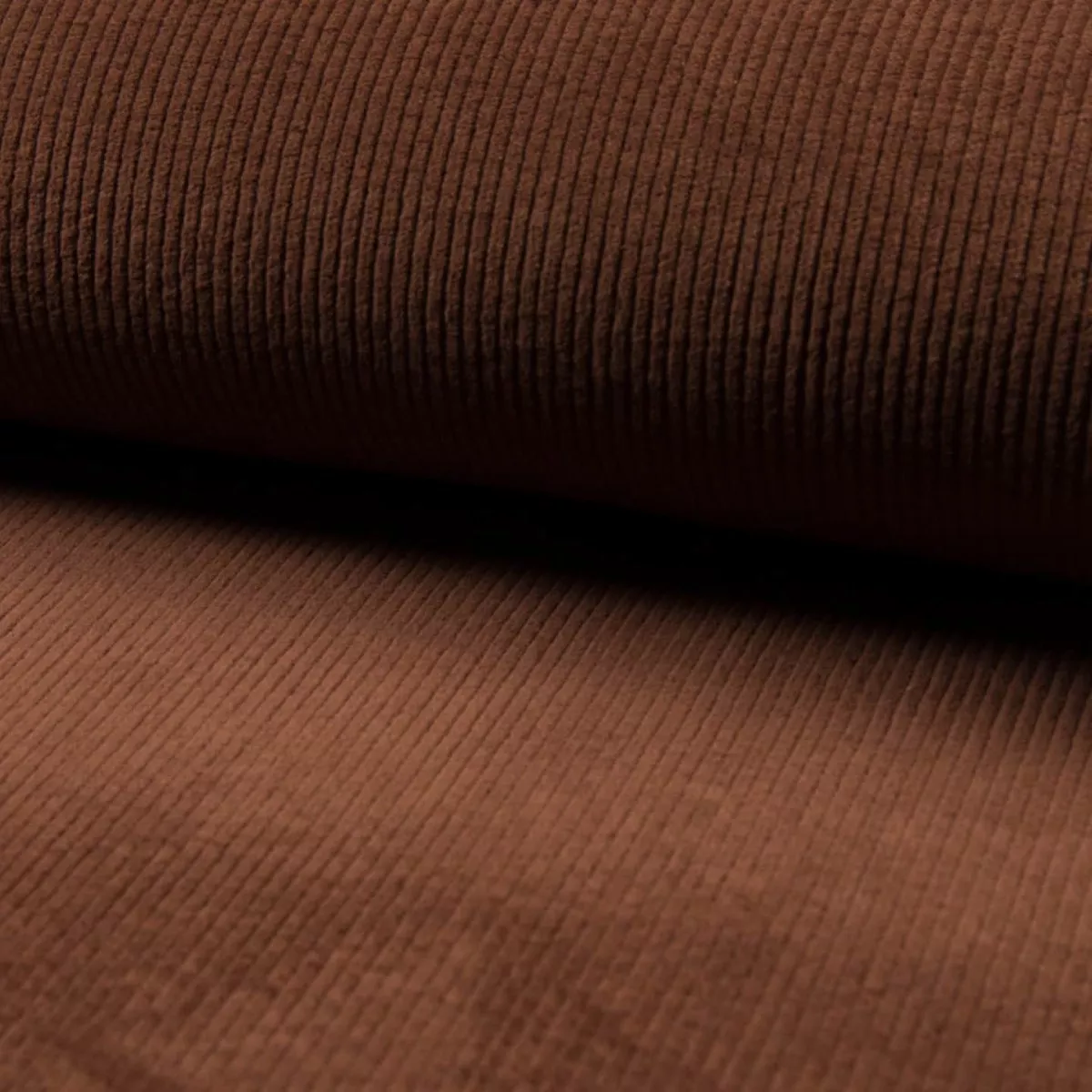 Jumbo 6 Wale Stretch Cotton Corduroy - Tobacco