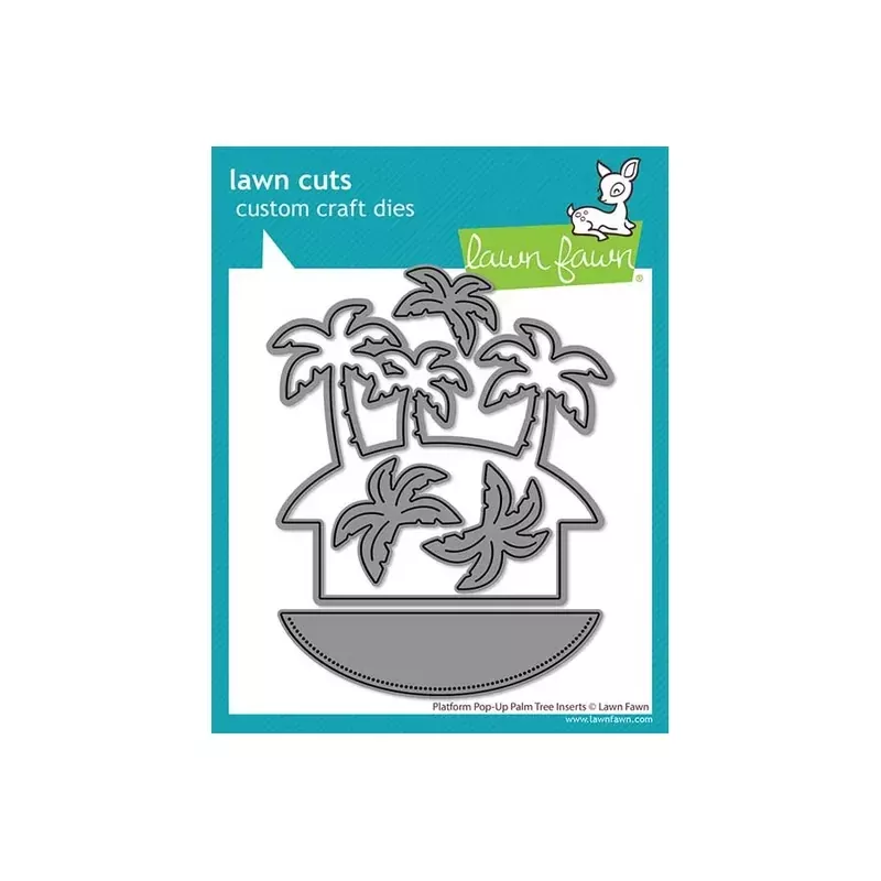 Lawn Fawn Die Set - Platform Pop-Up Palm Tree Inserts