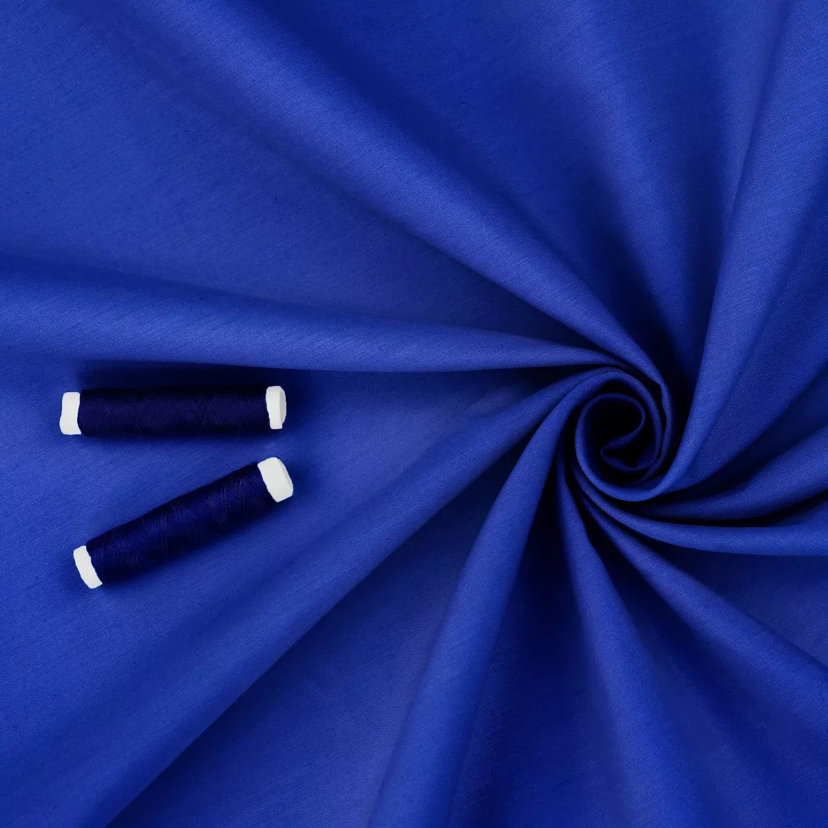 Light Cotton Poplin Solid Colour - Cobalt